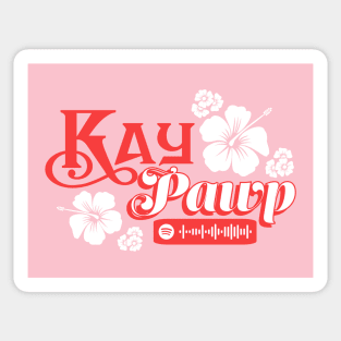 Kay Pawp Playlist Cover Design Sticker